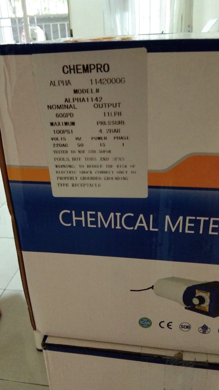 Chempro Chemical Matering Pompa Alpha 1142