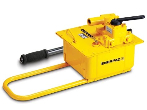 Enerpac Hand Pompa P462 C/w Pressure Guage, Hose , Dan Gauge Adaptor
