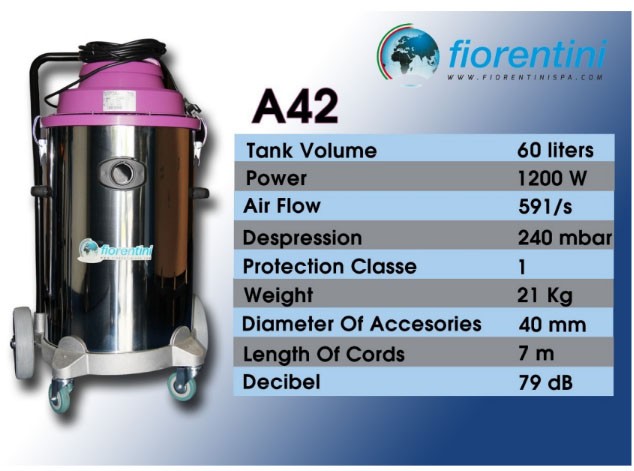 Fiorentini VAC. CLEANER FIAI 42M 1200W