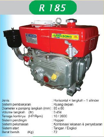 JIANG DONG Diesel Engine R 185