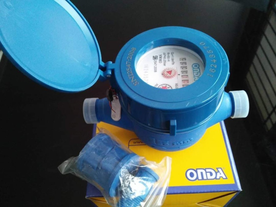 Onda Nano Plastik Water Meter/Meteran Air 1/2in DN.15mm