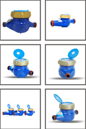 SHM MULTI JET CAST IRON FLOW METERS DN 20 SIZE 3/4 INCH