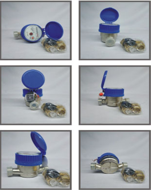 SHM SINGLE JET BRASS FOLW METERS DN 25 SIZE 1 INCH